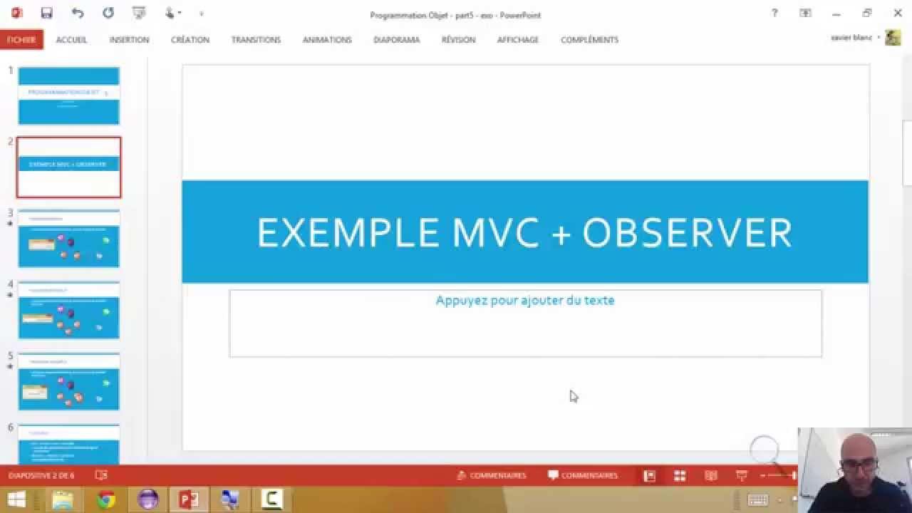 Programmation Orientée Objet - Cours 5 - Exemple MVC - Observer