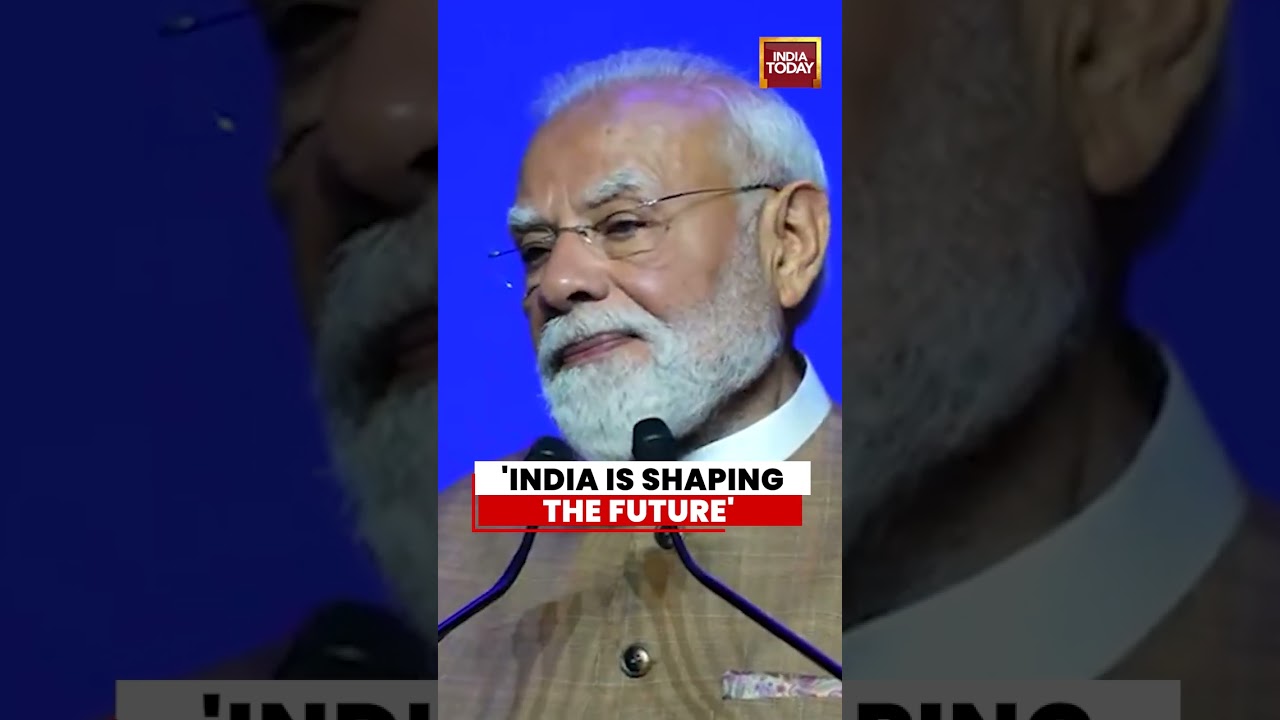 PM Modi Says India is Becoming the World's Most Trusted Partner #paris #france #g7summit #pmmodi