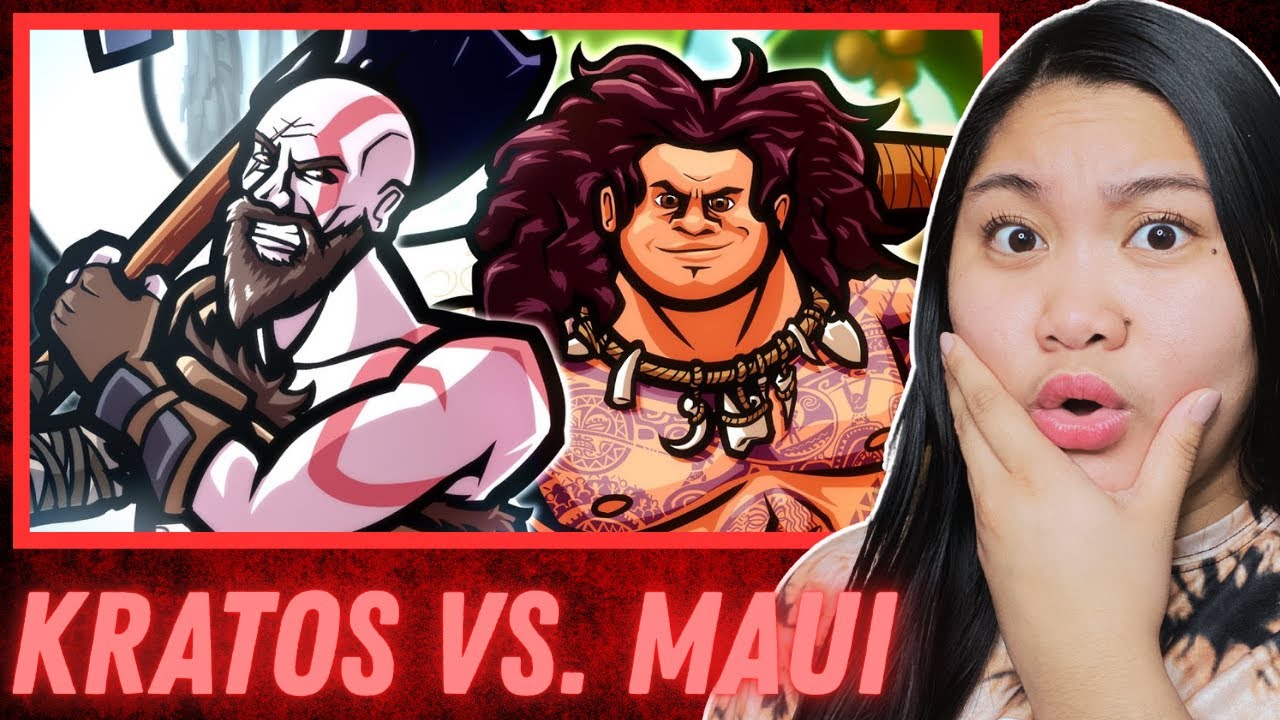 Kratos vs Maui - RAP BATTLE! - ft. Mega Ran & McGuinnsBook | Reaction