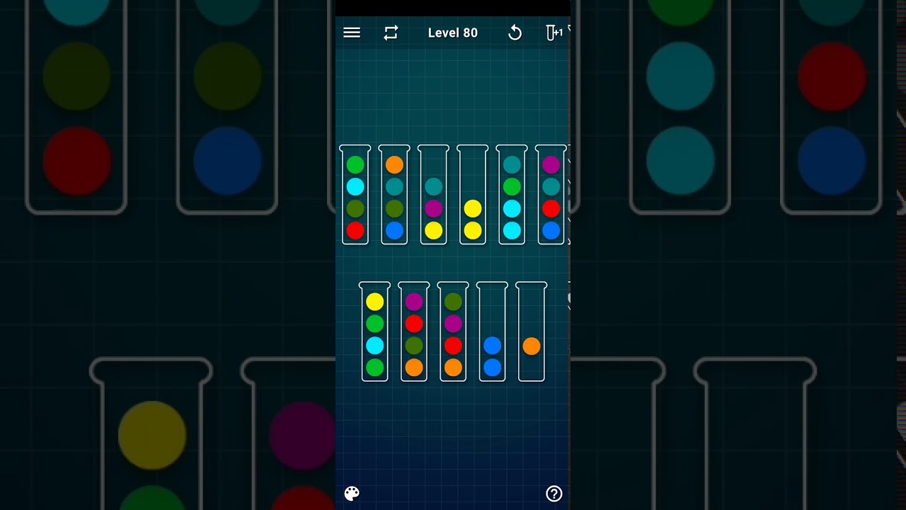 Ball Sort Puzzle - Color Sorting Games Level 80 Walkthrough Solution Android/iOS