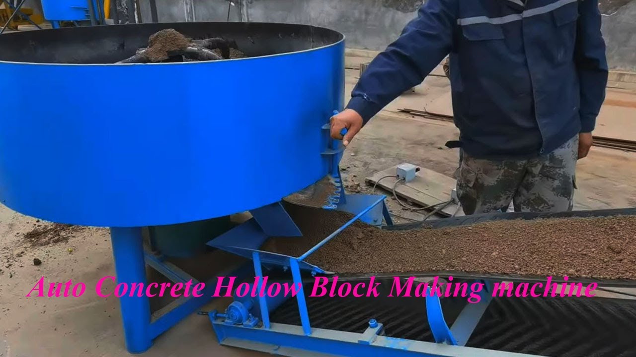 Auto Concrete Hollow Block Making machine For 4, 5 and 6 inch CHB With Hydraulic Pressure