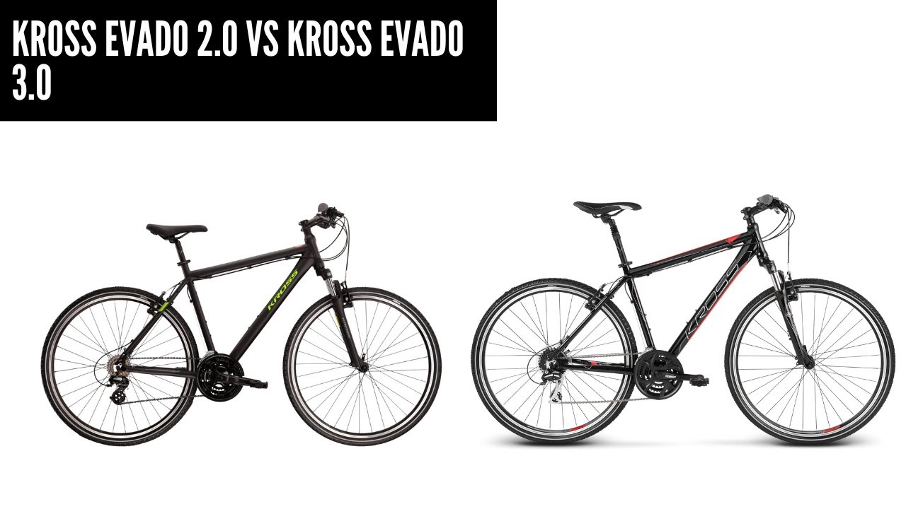 Co oferują podstawowe rowery crossowe w 2022 roku? Kross Evado 2.0 vs 3.0