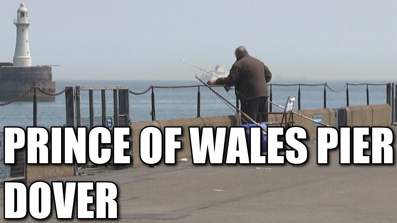 Prince of Wales pier Dover - pier fishing mark, South East Coast, England, UK