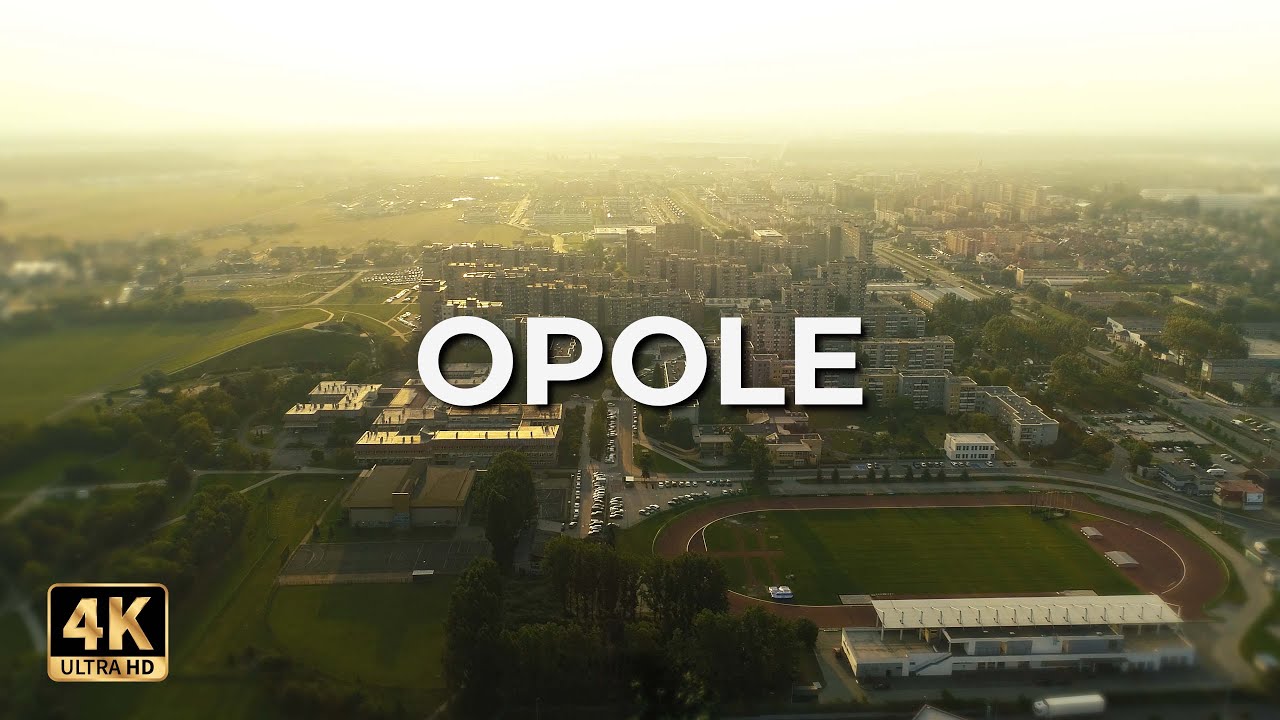 Opole z lotu ptaka | Opole poranek z drona | LECE W MIASTO™ [4k]