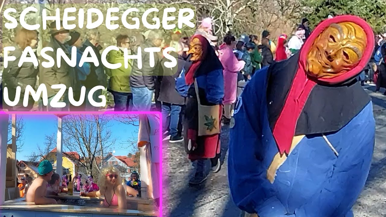 Large Carneval Parade in South Bavaria, Germany