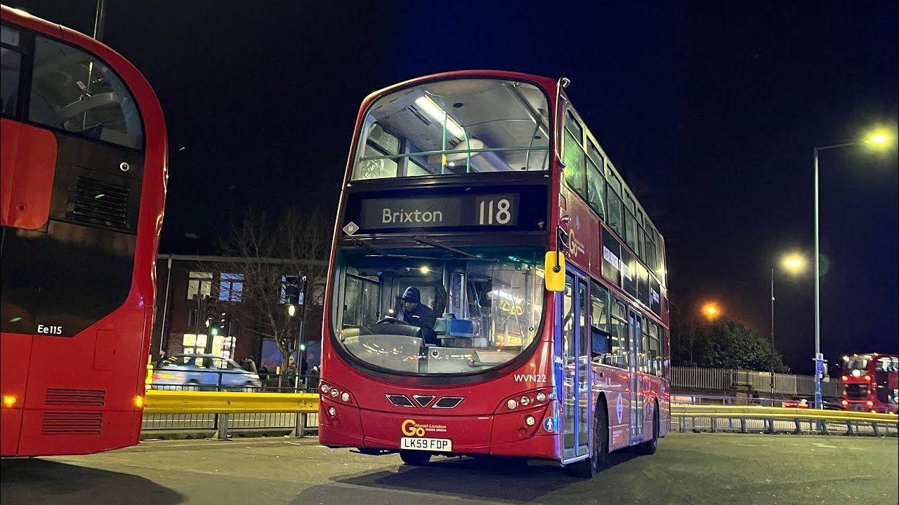 FRV. Go Ahead London Route 118. Brixton - Morden. Wright Gemini 2 B9TL WVN22 (LK59 FDP)