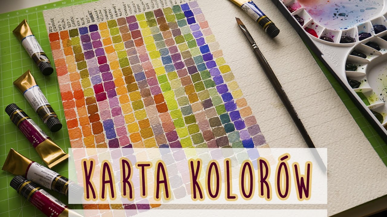 ✩ AkwareLove- KARTA KOLORÓW, mieszanie farb ✩