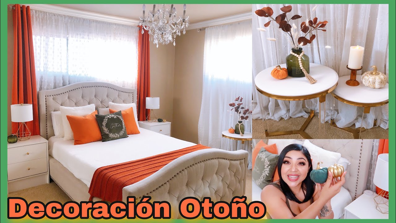 Decoracion Otoño 2020 / Decora Tu Recámara Sencilla Pero Elegante/  Room Fall Decor Ideas