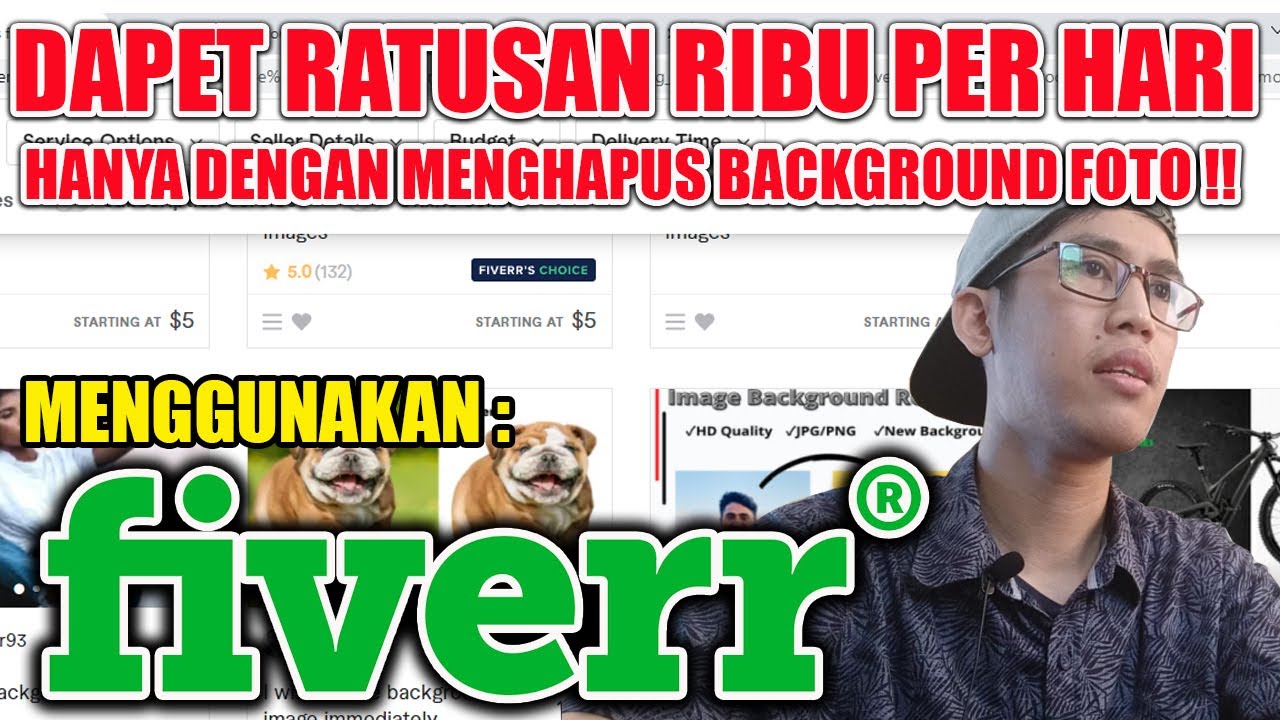 CARA MENGHASILKAN UANG DARI INTERNET HANYA DENGAN MENGHAPUS BACKGROUND FOTO MENGGUNAKAN FIVERR
