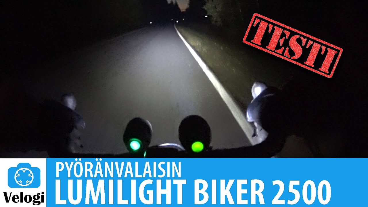 Testissä pyöränvalaisin Lumilight Biker 2500