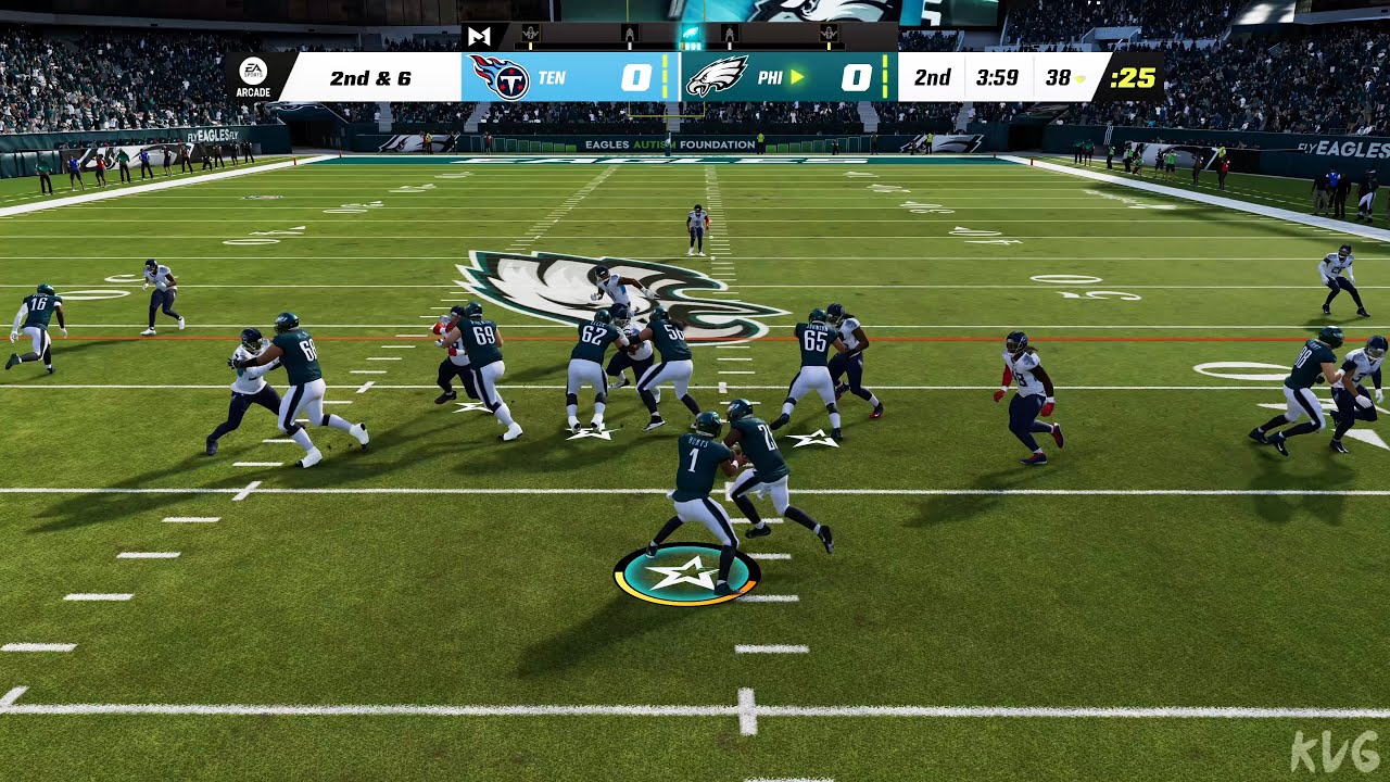 Madden NFL 23 - Tennessee Titans против Philadelphia Eagles - Геймплей (PS5 UHD) [4K60FPS]