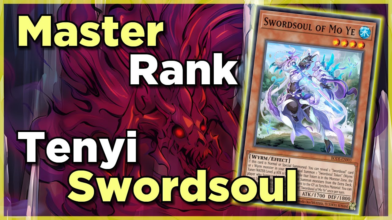 Master Rank Tenyi Swordsoul Deck | Combos 🎮 + Decklist ✔️ | Yu-Gi-Oh! Master Duel Season 26 Ranked