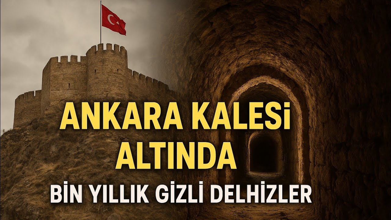 Ankara Kalesi’nin Altındaki Sır: Bin Yıllık Gizli Dehlizler Ortaya Çıkıyor
