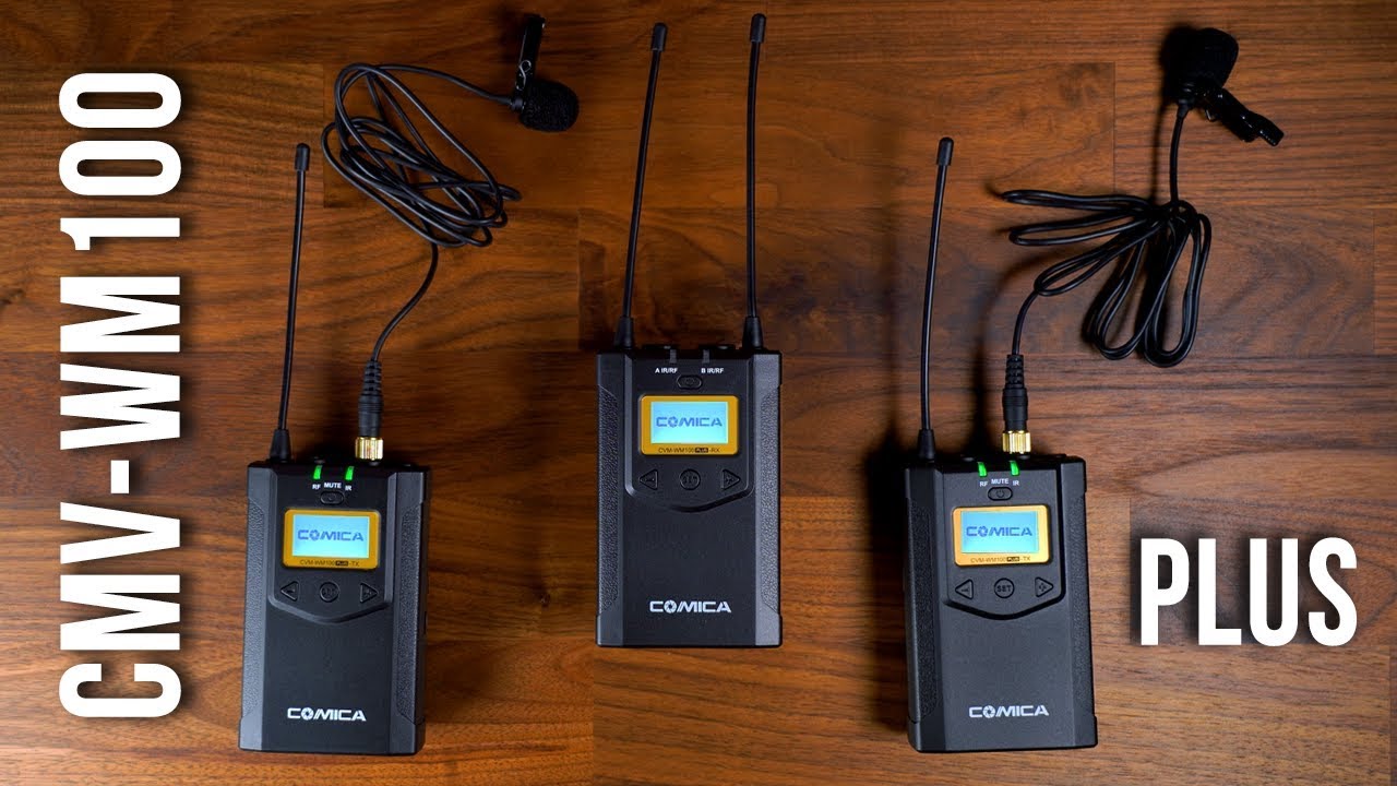 Comica CMV-WM100 PLUS - Affordable Dual Wireless Lav Mic System