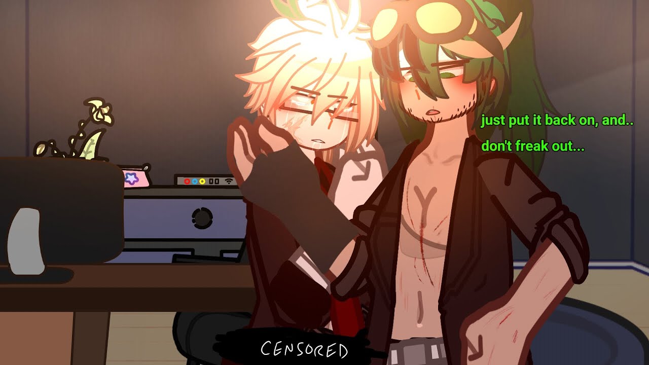 😳‼️||oh god..~ put it back on...|| dkbk/bkdk✨🏳️‍🌈// //Gacha club// //MHA/BNHA//
