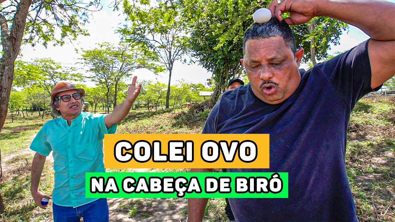 MUÇÃO COLA OVO NA CABEÇA DE BIRÓ E AGORA ELE TEM 3 OVOS!