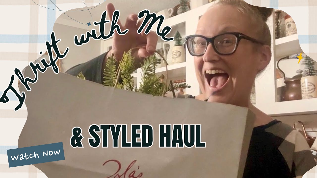 Thrift With Me - Purchasing Second Hand and Styled Haul