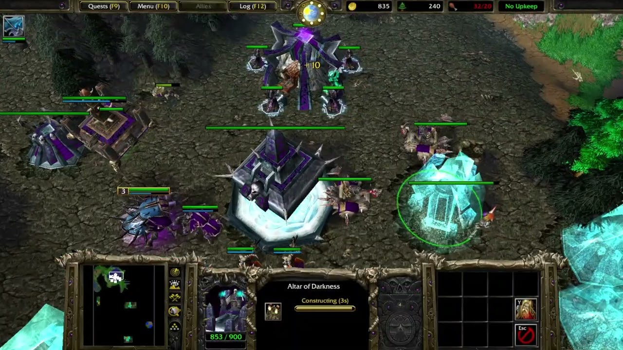 Anub'arak Undead Campaign I Chapter 3: Into The Realm Eternal I Warcraft 3: The Frozen Throne