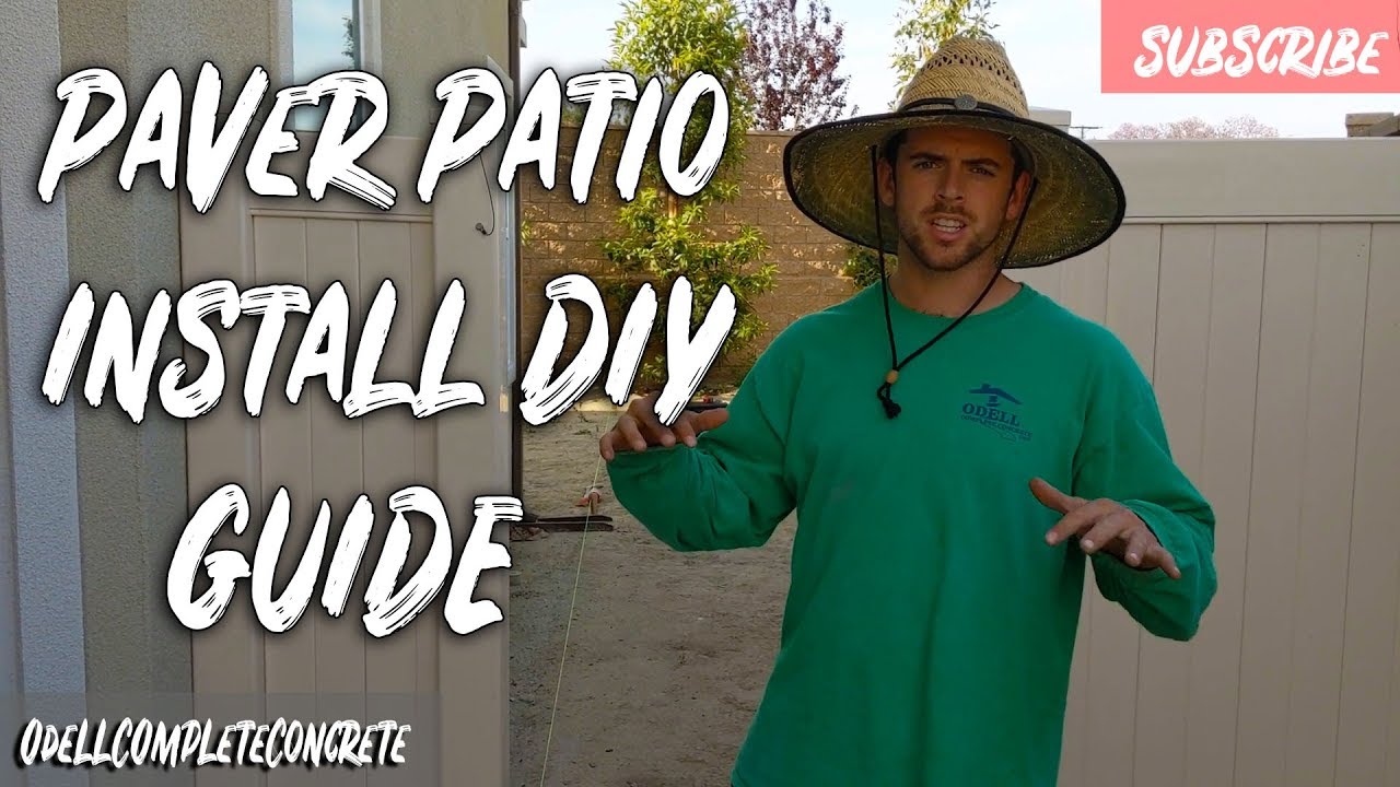 How to Install a Paver Patio! Full DIY Installation Guide! Part 1