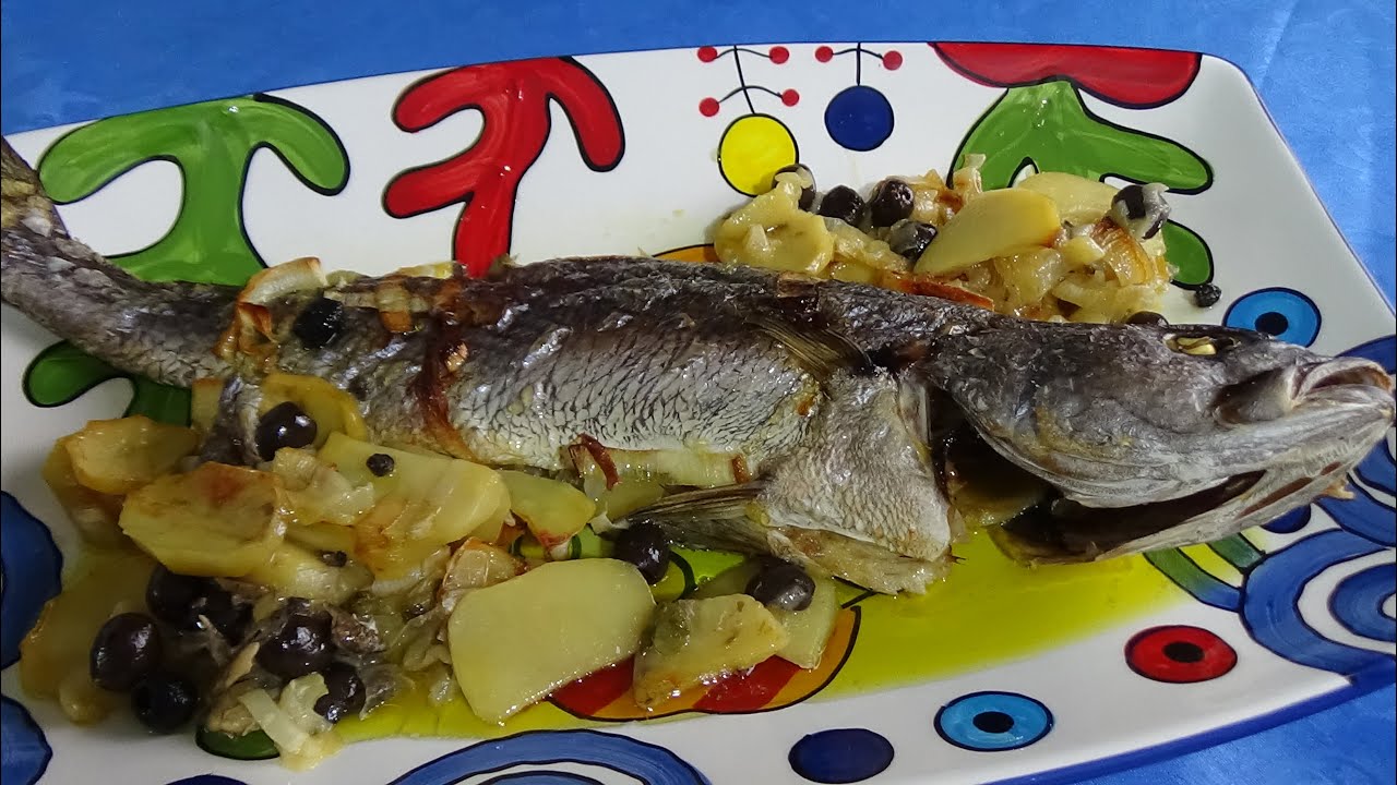 Ombrina al forno semplice e buonissima