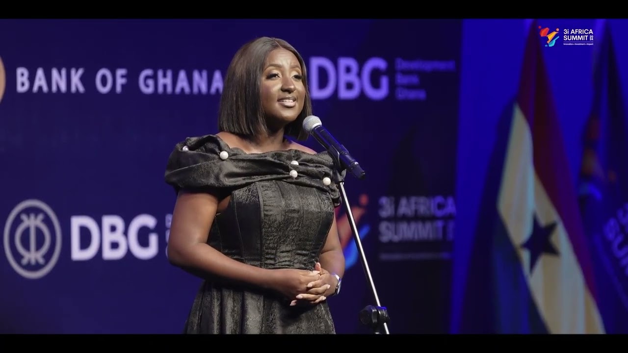 Lordina The Soprano - Ghana National Anthem (3iAfrica Summit)