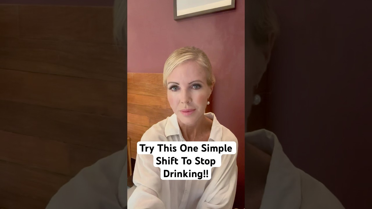The one simple shift to stop drinking! #alchoholabuse #alcoholawareness