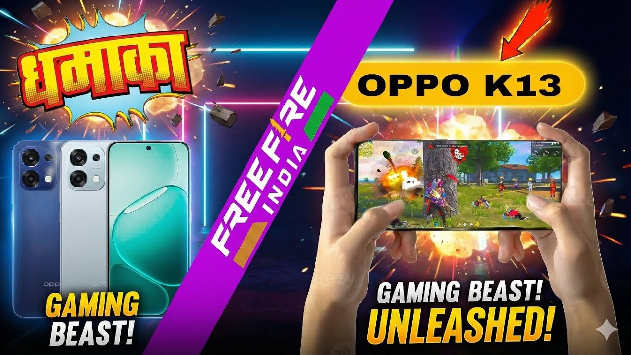 OPPO K13 🔥 Free Fire Test | best gaming phone under 15000 ⚡ 90FPS Performance Review | Gameplay