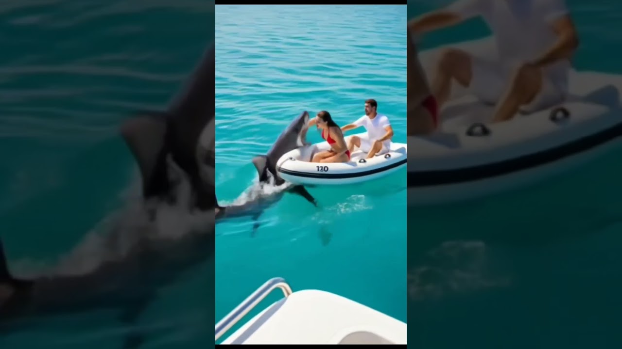 Terrifying Shark Attack on a Transparent Mini Yacht in Destin Florida SEA 🌊 &ndash; Part 13