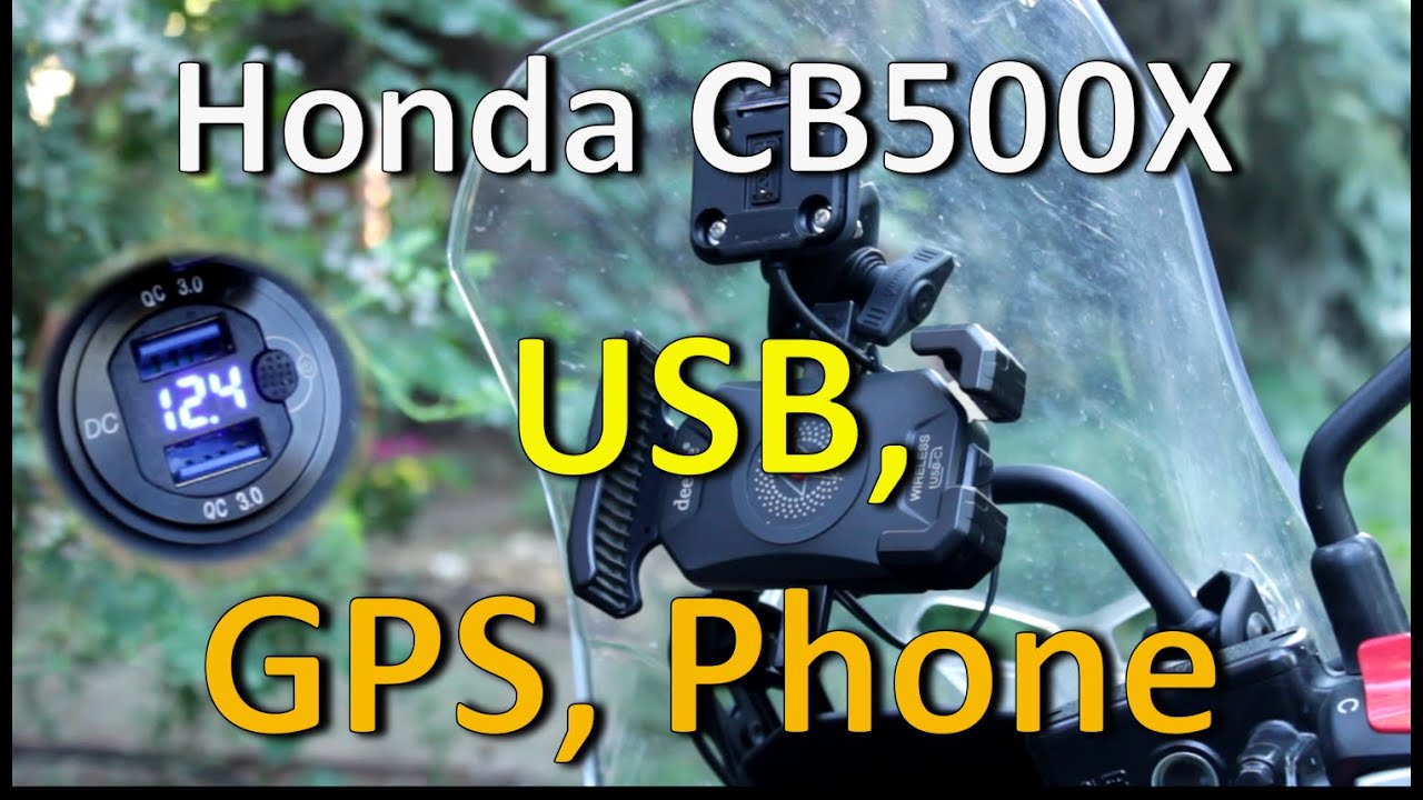 CB500X USB port, GPS and Phone charger- electrical wiring