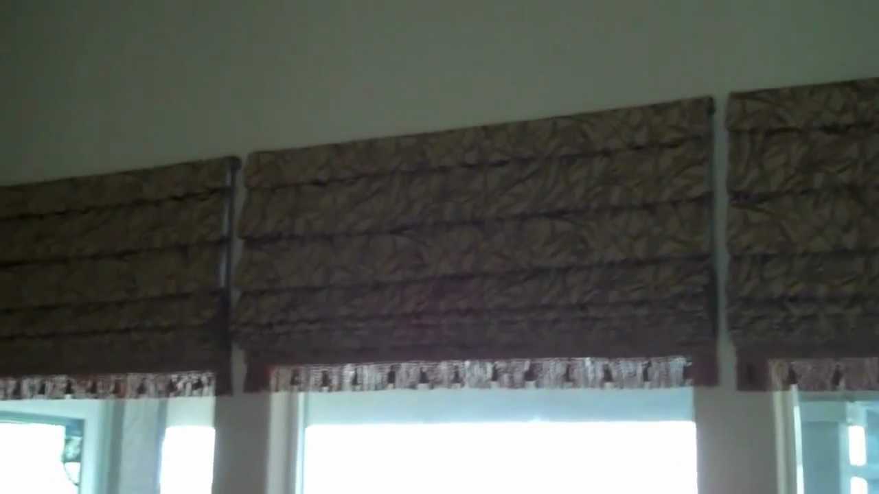 Roman Shades as a Valance by Kempler Design
