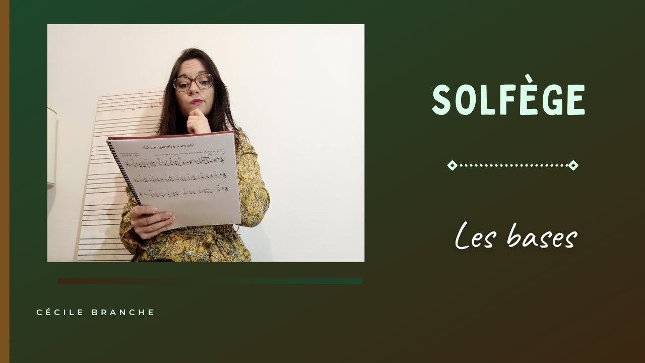Solfège  - Les bases - Que trouve-t-on sur une partition?
