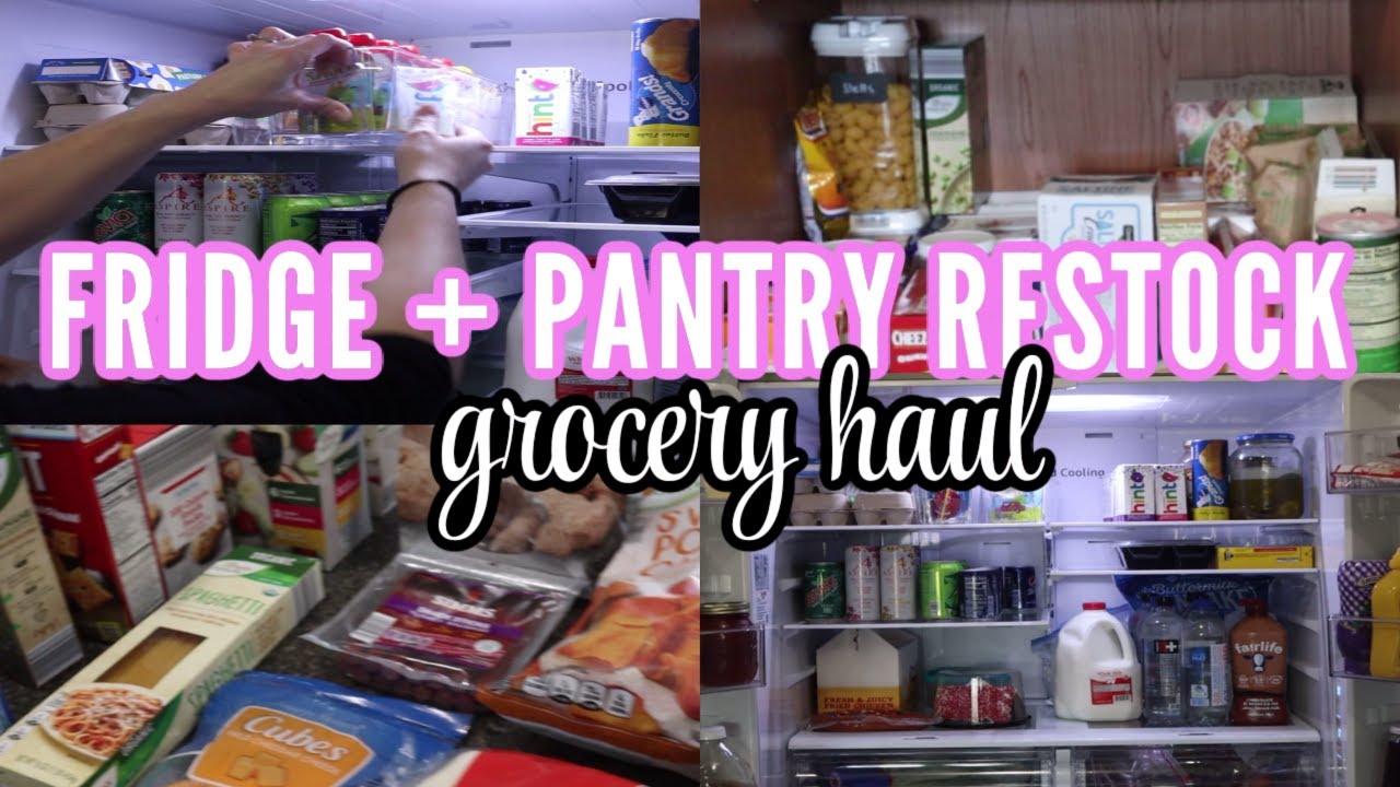 FRIDGE + PANTRY RESTOCK✨️💜 | ALDI GROCERY HAUL | Megan Dill