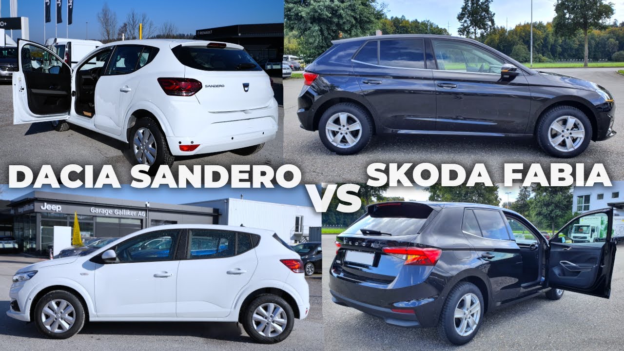 Dacia Sandero Vs Skoda Fabia 2022