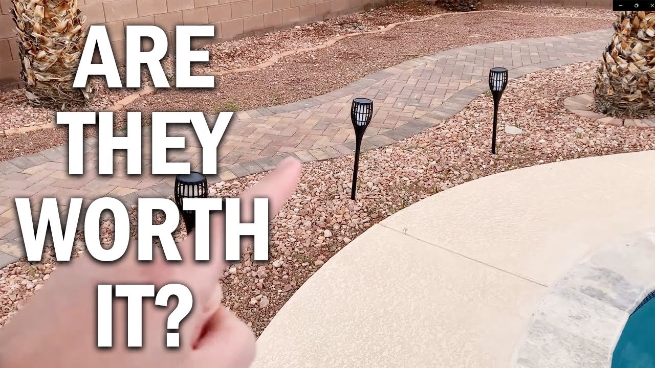 Ollivage Solar Torch Flame Lights Review -  Are They Worth The Price?