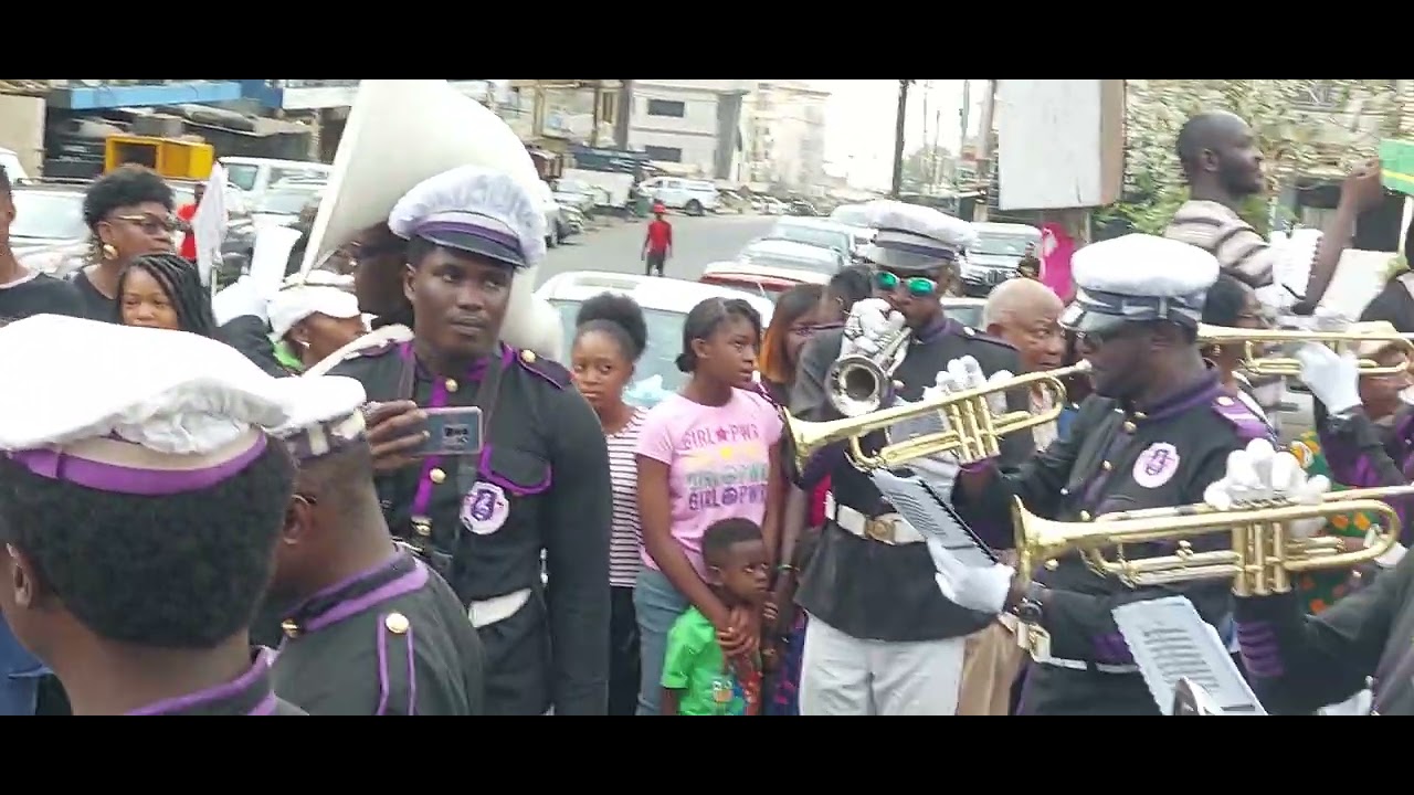 Them Basses March played by Sierra leone Grammer School Brass Band