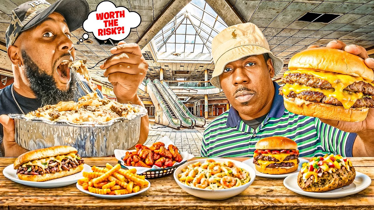 Eating at ABANDONED Hickory Ridge Mall: Exploding Flavors Worth it?