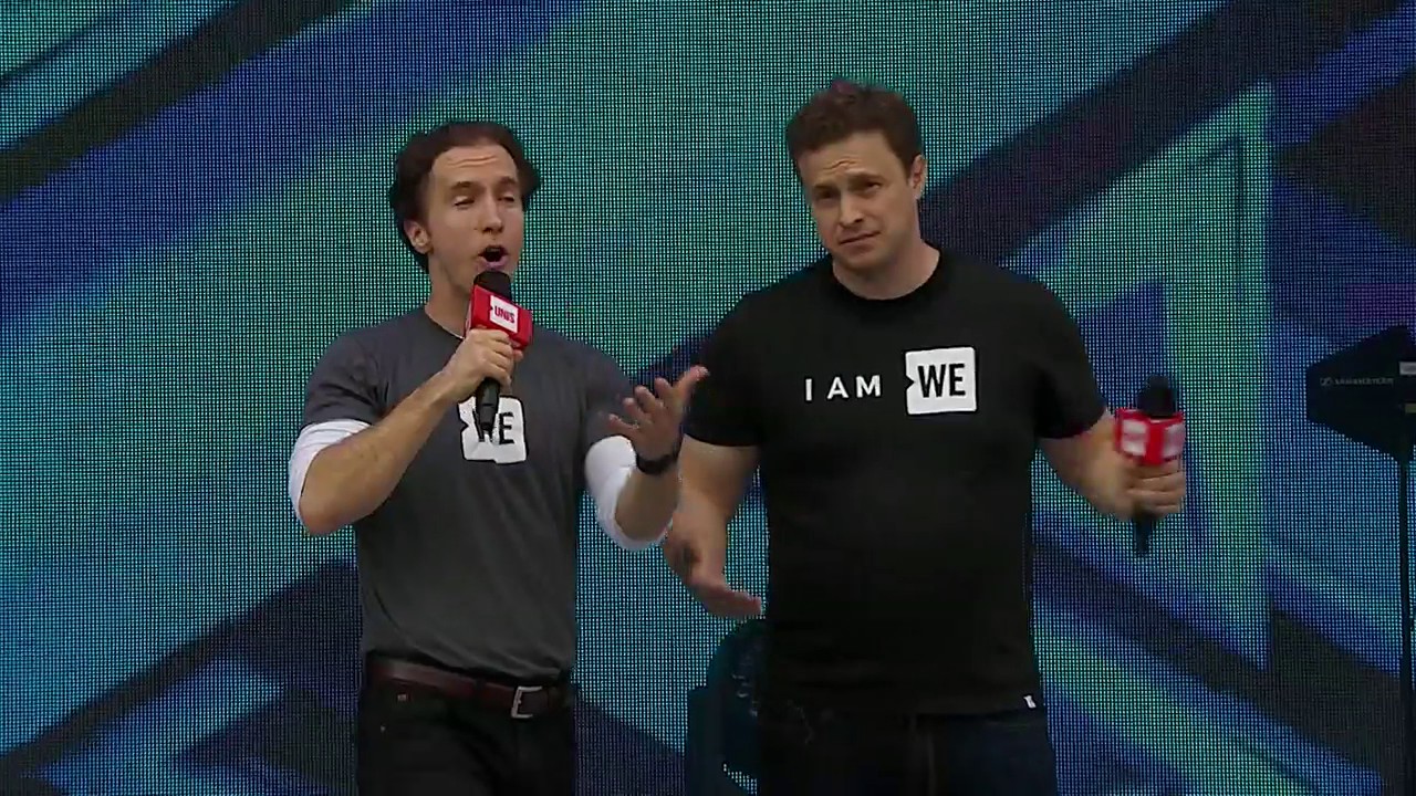 WE Day Canada - Marc and Craig Kielburger make WE Day pledges!