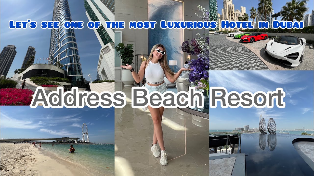 Address Beach Resort one of the most luxurious hotels in Dubai,with highest pool & gym in the world!