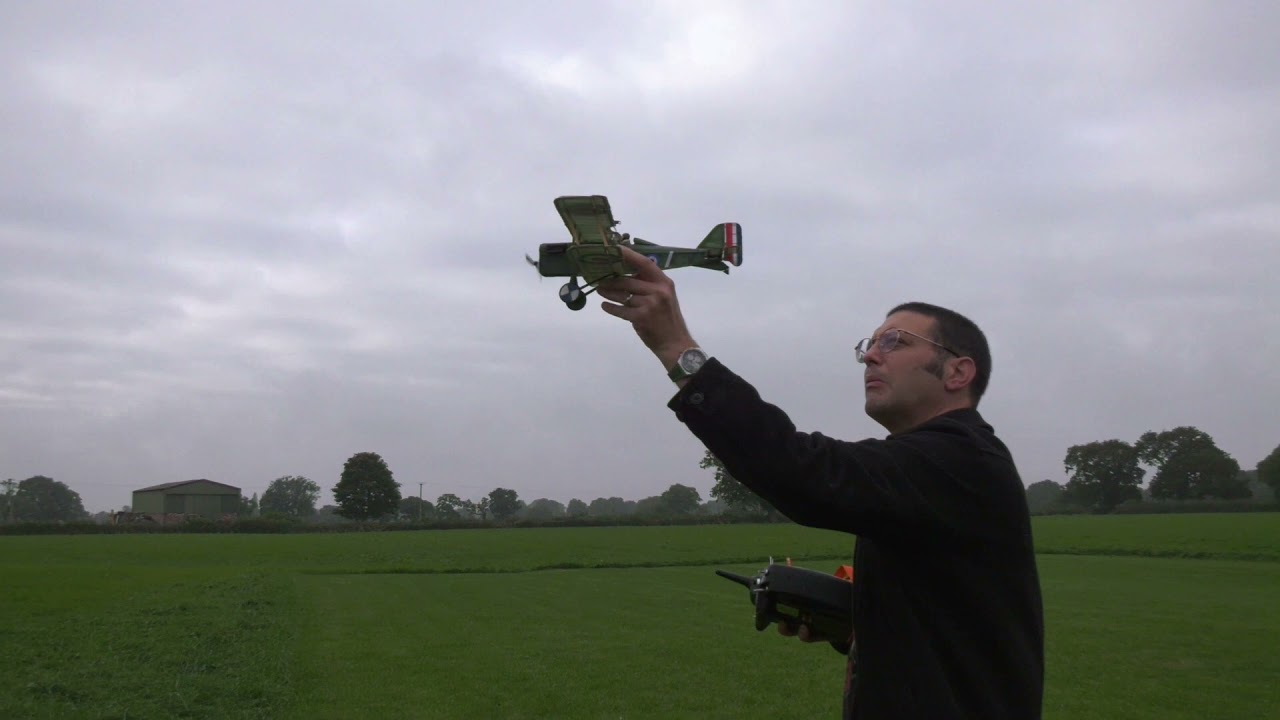 Tony Ray Micro Fokker DR1 Maiden Flight