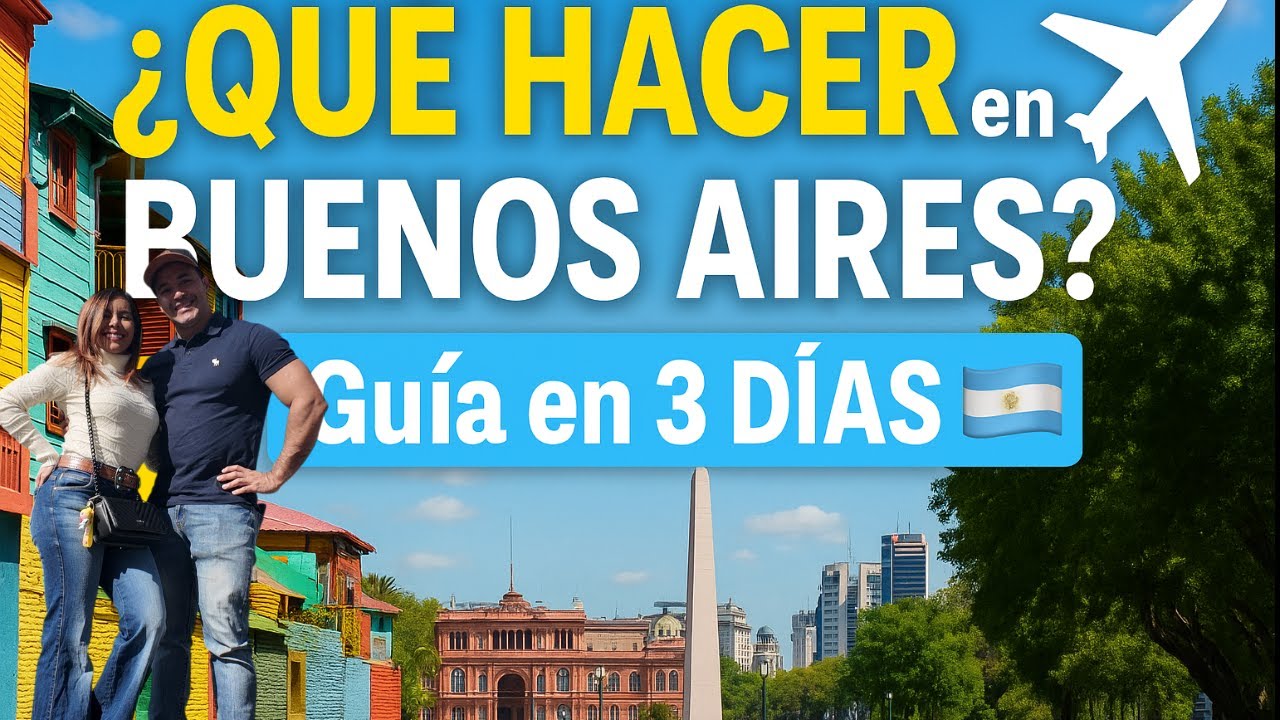 🇦🇷 Qué hacer en Buenos Aires - Argentina ✅ GUÍA COMPLETA de 4 días GRATIS por un local 📝