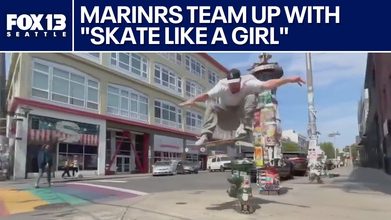Skateboarding with the Mariners | FOX 13 Seattle
