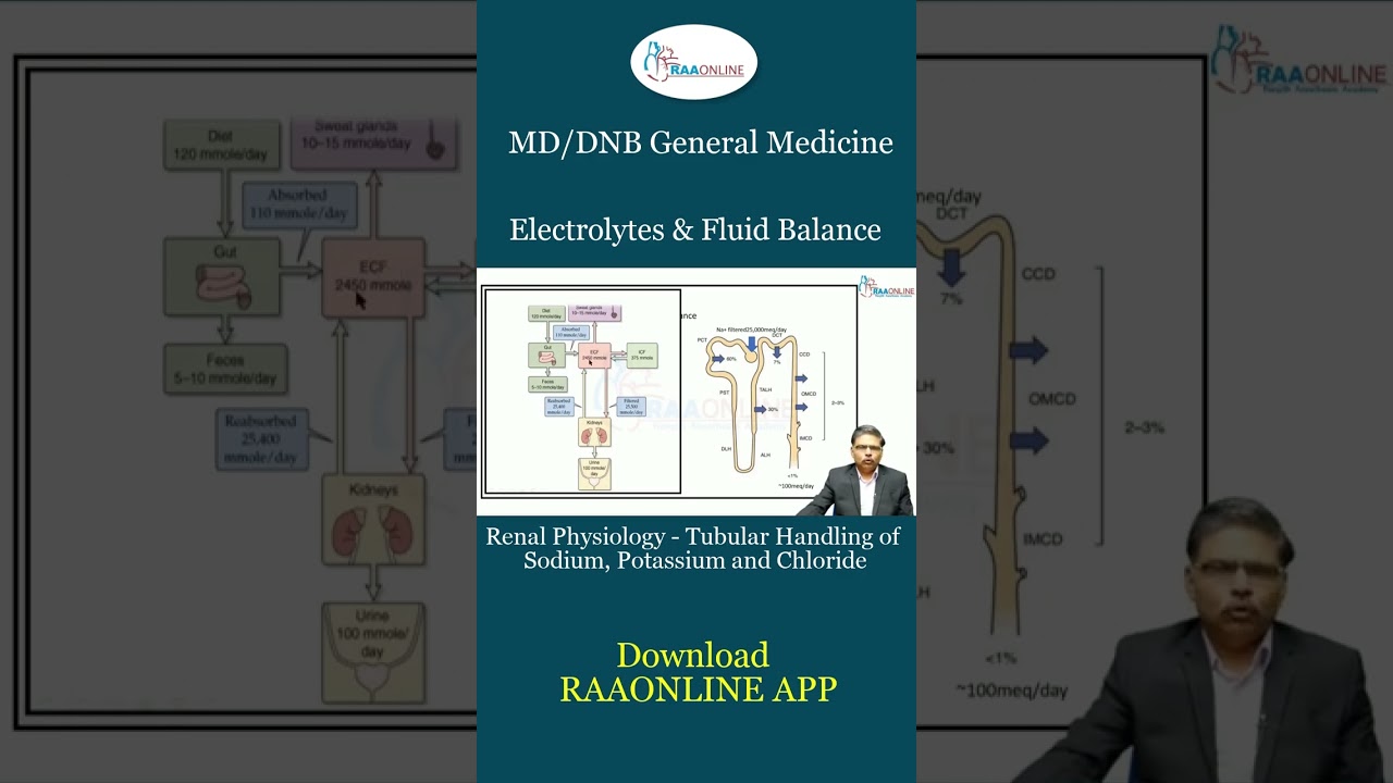 Renal Physiology Tubular Handling of Sodium, Potassium and Chloride