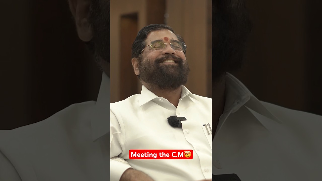 I MET THE CM OF MAHARASHTRA! 🤯 #shorts #vlog