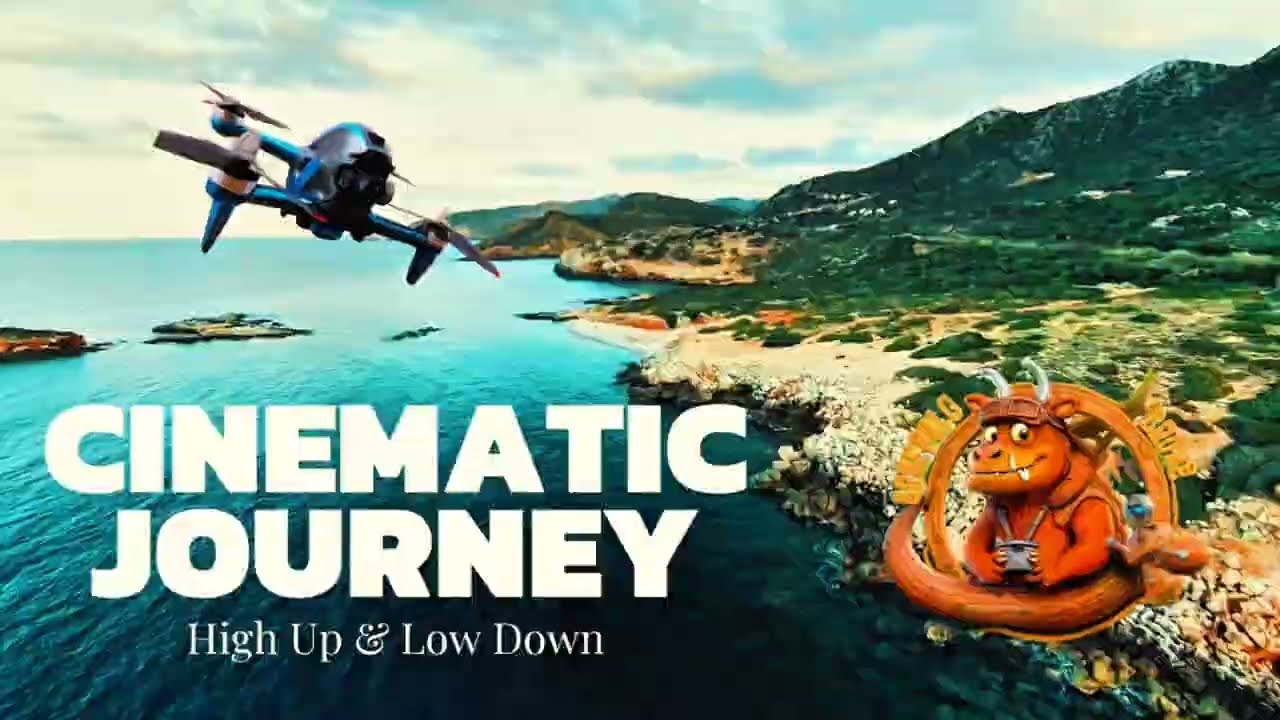 DJI FPV Cinematic High Altitude Mountain to Sea Level Journey 4K