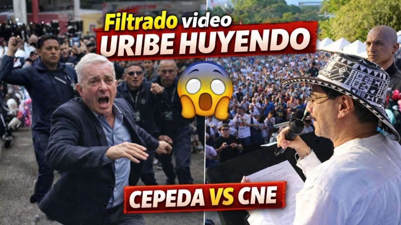 ¡URIBE NO AGUANTÓ ESTO! LO SACARON CORRIENDO. CNE quiere tumbar candidatura de Cepeda