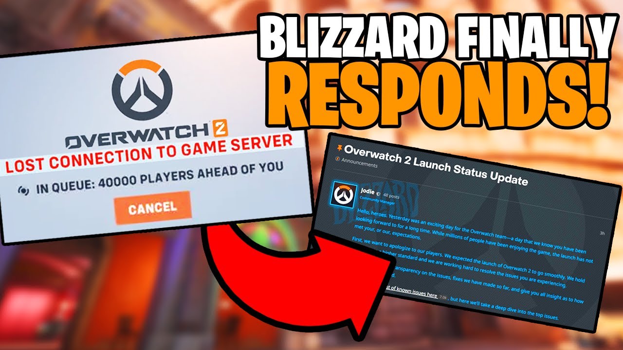 Blizzard Responds! - Server Issues, SMS Protect & Lost Cosmetics
