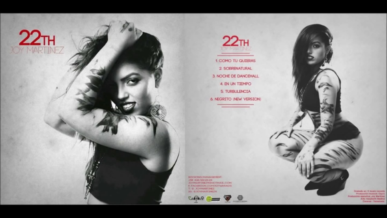 6. Joy Martinez - Negrito (New Version) [Official Audio] #22Th
