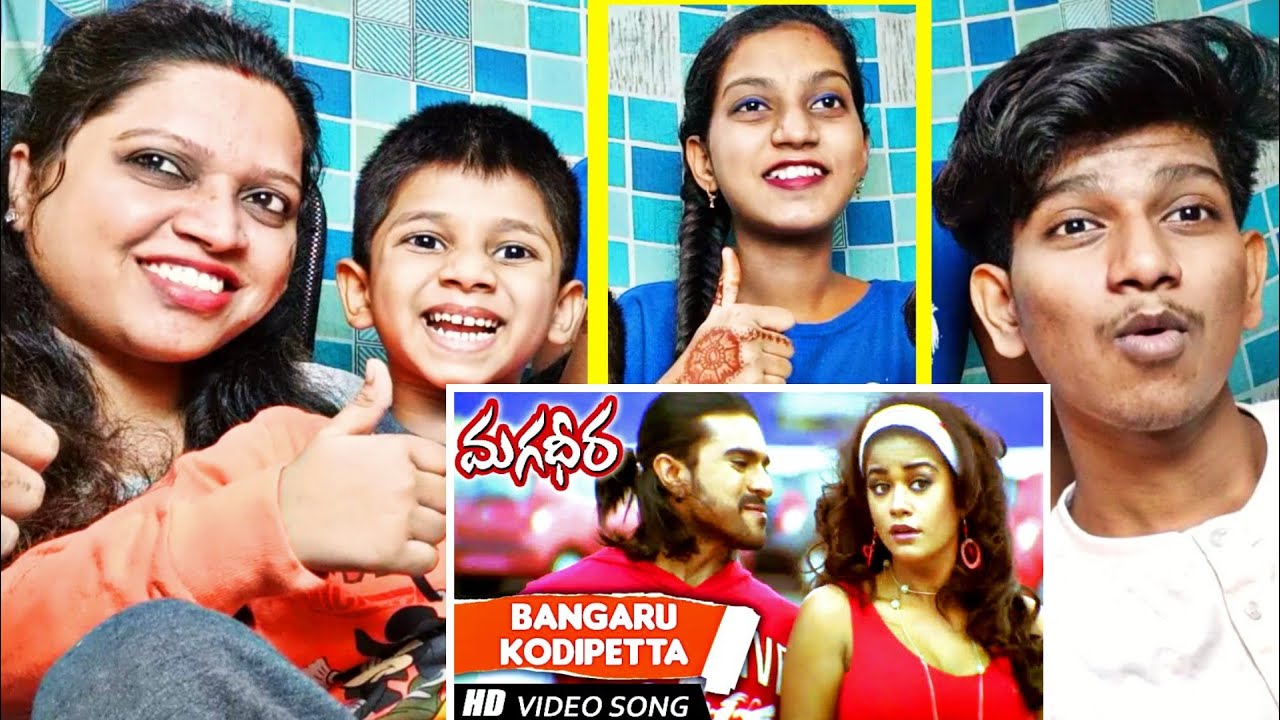 💥 Magadheera Movie Bangaru Kodipetta Song REACTION | Ram Charan | SS Rajamouli