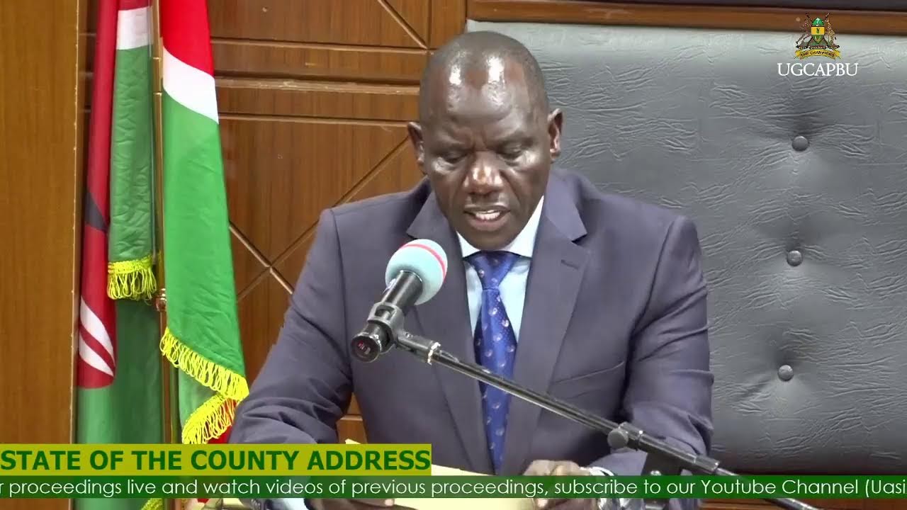 STATE OF THE COUNTY ADDRESS