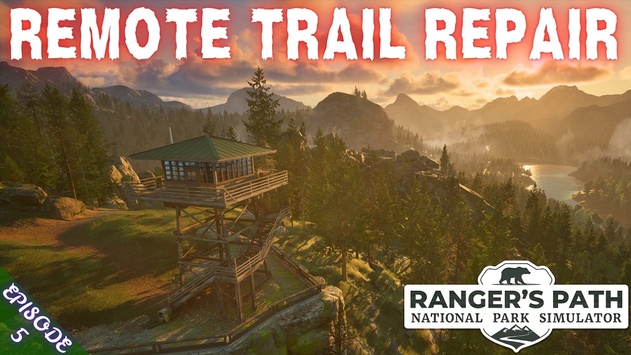 REMOTE TRAIL REPAIR - Episode 5 - Ranger's Path: National Park Simulator